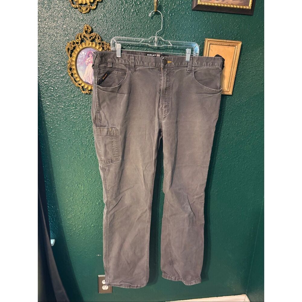 Ariat M4 Rebar Gray Pants Sz 40x34